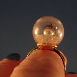 Kate Spade Pearl Penguin Dome Ring